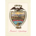 Vintage Lined Notebook Season's Greetings, State Seal