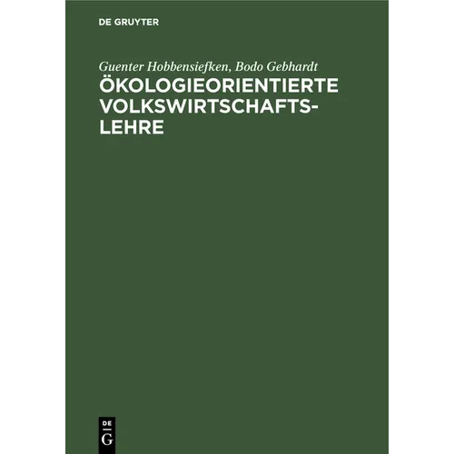 Ökologieorientierte Volkswirtschaftslehre