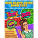Blank Comic Book: Write And Draw Your Own Comics With Inspiration Effects And 3-7 Action Panel Layouts - 100 Pages + Bonus 20 Pages Comi