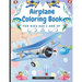Airplane Coloring Book for Kids Age 3 and UP: Cute Illustrations for Coloring Including Planes, Helicopters and Air Balloons