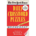 New York Times Daily Crossword Puzzles (Wednesday), Volume I