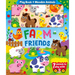 Farm Friends Wooden Animals Activity Book