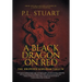 A Black Dragon on Red