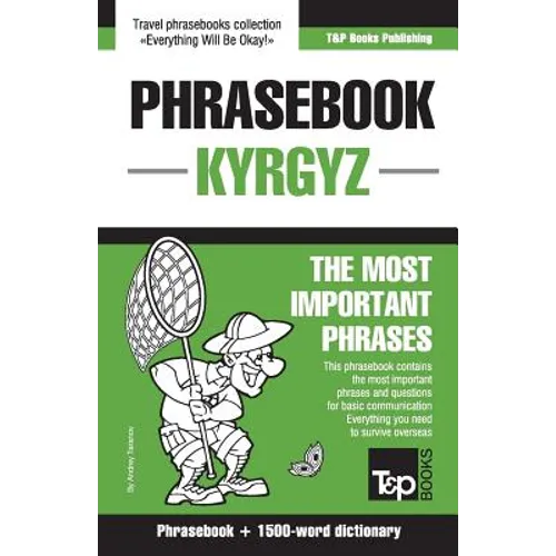 English-Kyrgyz phrasebook and 1500-word dictionary