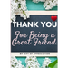 Thank You For Being a Great Friend: My Gift Of Appreciation: Full Color Gift Book Prompted Questions 6.61 x 9.61 inch
