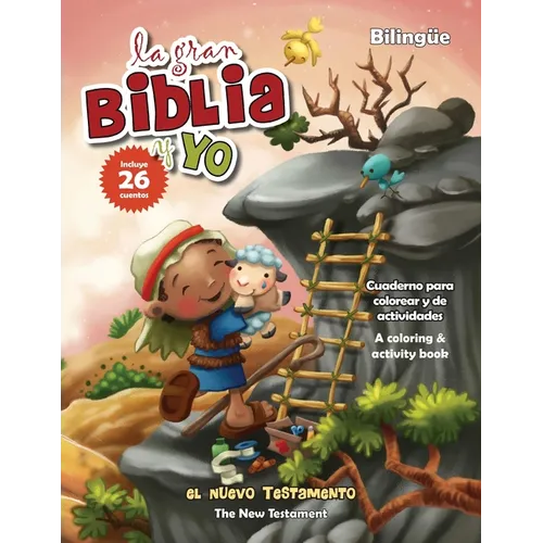 Nuevo Testamento - Cuaderno para colorear y de actividades (Bilingüe): New Testament Coloring and Activity Book (Bilingual)