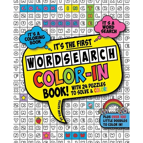 The First Word Search Color-In Book: A WordSearch Coloring Book - Paperback
