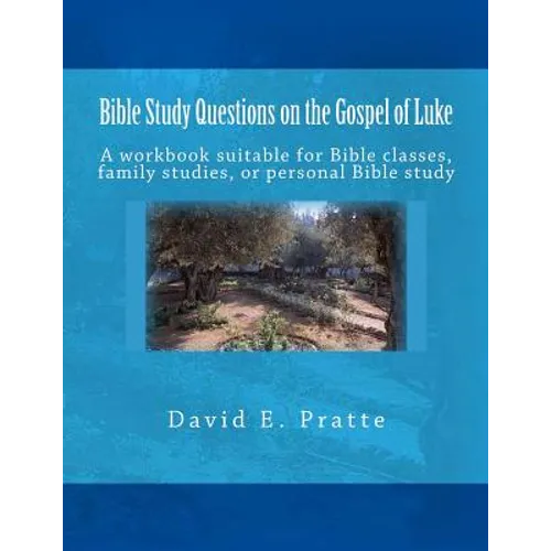 Bible Study Questions on the Gospel of Luke: A workbook suitable for Bible classes, family studies, or personal Bible study