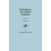 Historical Southern Families. in 23 Volumes. Volume VI