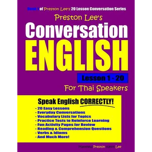 Preston Lee's Conversation English For Thai Speakers Lesson 1 - 20