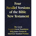 Four Parallel Versions of the Bible New Testament: The Greek, Young's Literal Translation, King James Version, American Standard Version, Side by Side