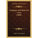 Catalogue And Hints On Cacti (1886)