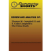 Review and Analysis of: : Thomas M. Campbell II and T. Colin Campbell's: The China Study