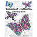 Botanical Butterflies Coloring Book: 58 Beautiful tangled and floral butterflies to color