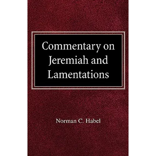 Commetary on Jeremiah and Lamentations