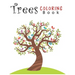 Trees Coloring Book: Creative Haven Beautiful Trees Coloring Book (Creative Haven Coloring Books) 8.5x11"