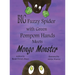 Big Fuzzy Spider with Green Pompom Hands Meets Mongo Monster