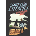 surfing lifestyle coloring book: waves surfing trip, surfing board, ocean waves, suneset van life aloha vibes