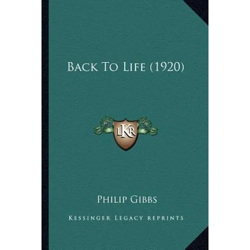 Back To Life (1920)