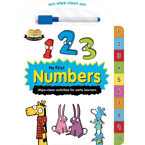 Help with Homework: My First Numbers-Wipe-Clean Activities for Early Learners: For 2+ Year-Olds-Includes Wipe-Clean Pen