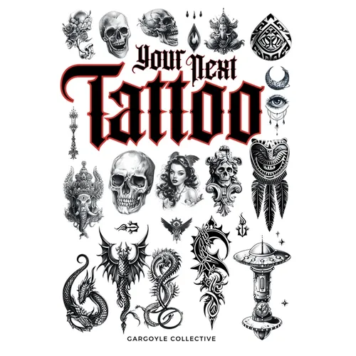 Your Next Tattoo: The Ultimate 320-page with Over 2,000 Ready-to-Use Body Art Designs to Inspire Your Next Ink. 100% Original Tattoo Designs Across 40