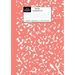 Marble Notebook A5: Coral Pink Marble Wide Ruled Journal