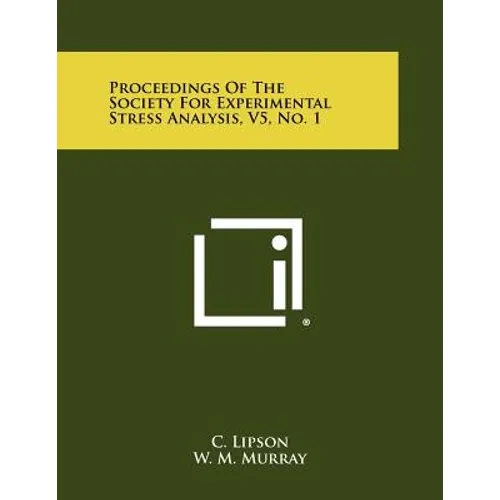 Proceedings of the Society for Experimental Stress Analysis, V5, No. 1