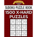 Sudoku Puzzle Book, 1,500 EXTRA HARD Puzzles: Gigantic Bargain Sized Book, No Wasted Puzzles With Only One Level