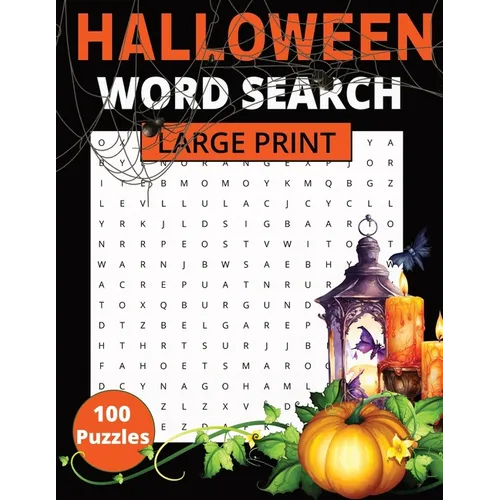 Halloween Word Search: A Collection of Spooky and Seasonal Word Search Puzzles