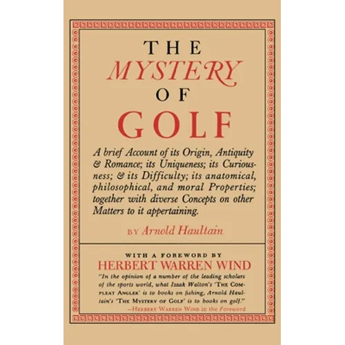 The Mystery of Golf