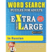 WORD SEARCH PUZZLES EXTRA LARGE PRINT FOR ADULTS IN RUSSIAN - Delta Classics - The LARGEST PRINT WordSearch Game for Adults & Seniors - Find 2000 Clev