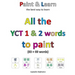All the YCT 1 & 2 words to paint