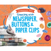 Creating with Newspaper, Buttons & Paper Clips