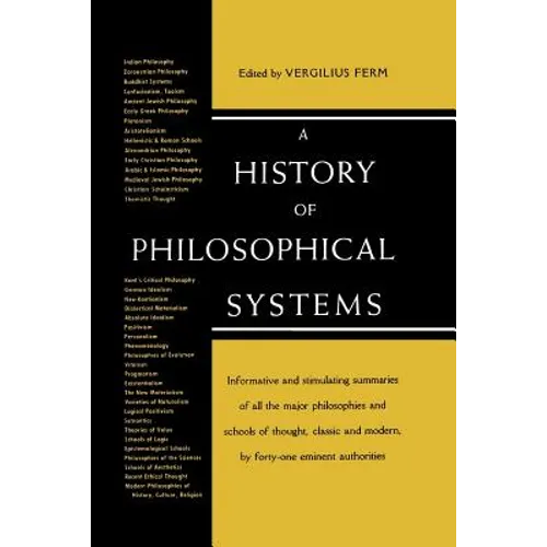 A History of Philosolphical Systems