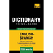 Theme-based dictionary British English-Spanish - 7000 words