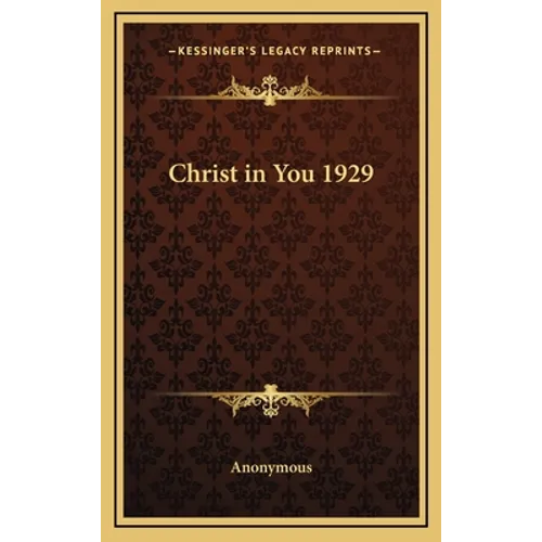 Christ in You 1929