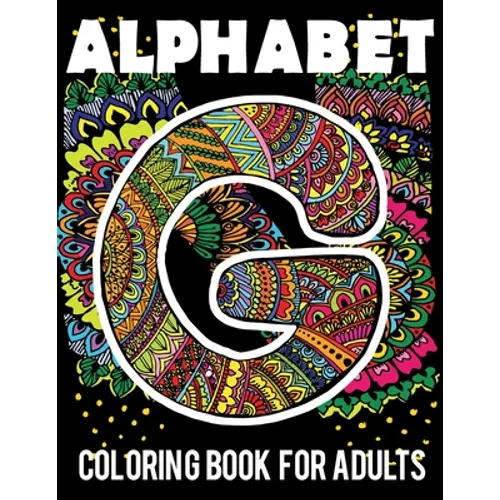 Coloring book: Alphabet coloring book for adults