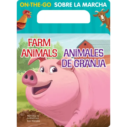 On-The-Go Farm Animals Bilingual Spanish