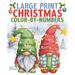 Large Print Christmas Color-By-Numbers