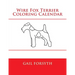 Wire Fox Terrier Coloring Calendar