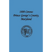 1800 Census Prince George's County, Maryland
