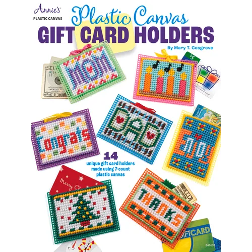Plastic Canvas Gift Card Holders