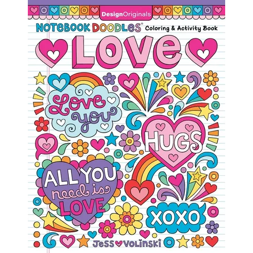 Notebook Doodles Love: Coloring & Activity Book