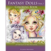 Fantasy Dolls Vol.1 Coloring Book Grayscale: 25 Portraits of Big Eye Cuties