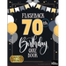 Flashback 70th Birthday Quiz Book Large Print: Turning 70 Humor and Mixed Puzzles for Adults Born in the 1950s