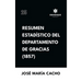 Resumen Estadístico del Departamento de Gracias (1857)