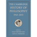 The Cambridge History of Philosophy, 1945-2015