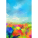 Watercolor Garden: Discreet Internet Password Log Book. Large Print