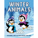 Winter Animals Coloring And Activity Book For Kids: Creativity Enhancing Activity Pages For Kids, Illustrations Of Animals Sledding, Skiing To Color,
