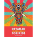 Detailed Coloring Books For Kids: Elephants: Advanced Coloring Pages for Teenagers, Tweens, Older Kids, Boys & Girls, Detailed Zendoodle Animal Design